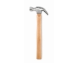 Classic carpenter’s hammer with wooden handle and steel head colour wood