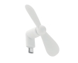 Portable phone fan with USB-C port connection colour white