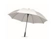 Windproof RPET pongee umbrella with automatic opening, Ø116 colour white