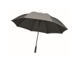Windproof RPET pongee umbrella with automatic opening, Ø116 colour grey