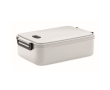 Large recycled PP lunchbox with airtight lid, 2.2L colour off white