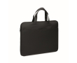 Classic laptop bag in recycled polyester, 15\" colour black