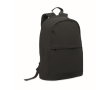 Laptop backpack in recycled materials with trolley strap, 15\" colour black