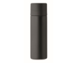 Stainless steel bottle with non-slip phone holder lid, 420ml colour black
