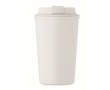 Double-wall cup made from corn, 350ml capacity colour white