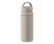 Small leak-proof stainless steel thermal bottle with handle, 320ml colour grey