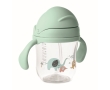 Tritan baby cup with straw and dual handles, 250ml colour mint green