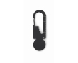 Shopping trolley keyring with multi-function tools colour black