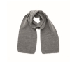Stretchable scarf in recycled polyester, classic colours colour white/grey