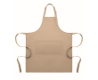 Adjustable long polycotton apron 240 g/m² colour sand