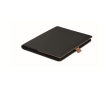 RPET portfolio with lined pages of recycled paper, A5 colour black