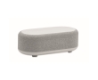 4-in-1 desktop speaker clock with weather station and light colour white