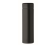 Recycled stainless steel thermal bottle, 420ml capacity colour black