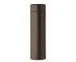 Recycled stainless steel thermal bottle, 420ml capacity colour dark brown