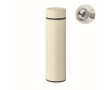 Recycled stainless steel thermal bottle, 420ml capacity colour off white
