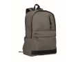 Recycled cotton laptop backpack in classic colours, 15\" colour dark grey