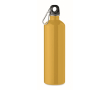Leak-proof bottle, recycled stainless steel, 750ml colour mustard