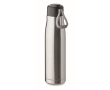 Leak-proof stainless steel bottle with cord handle, 500 ml colour matt silver