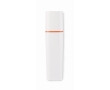White highlighter with multi-coloured ink options colour neon orange
