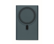 Magnetic fast-charging wireless charger with power bank, 15W colour blue