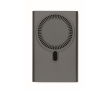 Magnetic fast-charging wireless charger with power bank, 15W colour titanium