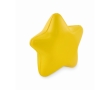 Classic star-shaped stress reliever in various colours colour yellow