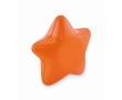 Classic star-shaped stress reliever in various colours colour orange