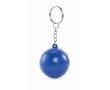 Keyring with stress ball in various colours colour blue