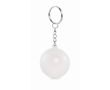 Keyring with stress ball in various colours colour white