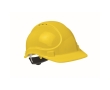 Work helmet with adjustable headband, 52–62cm colour yellow
