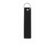 Rectangular keyring made of polyester fabric in various colours colour black