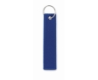 Rectangular keyring made of polyester fabric in various colours colour royal blue