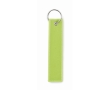 Rectangular keyring made of polyester fabric in various colours colour neon green