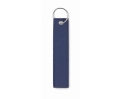 Rectangular keyring made of polyester fabric in various colours colour navy-blue