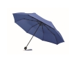 Windproof umbrella with pouch and storage compartment, Ø100 colour royal blue