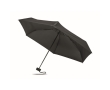 Windproof umbrella with pouch and zippered case, Ø90 colour black