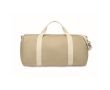 Recycled fabric bag with adjustable and detachable double handles colour khaki