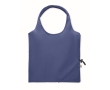 Compact and foldable recycled cotton shopping bag, 140 g/m2 colour royal blue