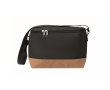 RPET cooler bag with cork detail at the base, 5L colour black
