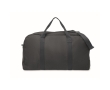 Monochrome travel bag made from recycled fabric with double handles colour navy-blue