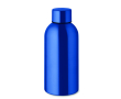 Monochrome leak-proof recycled stainless steel bottle, 500 ml colour blue