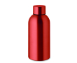 Monochrome leak-proof recycled stainless steel bottle, 500 ml colour red