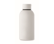 Monochrome leak-proof recycled stainless steel bottle, 500 ml colour white