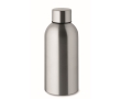 Monochrome leak-proof recycled stainless steel bottle, 500 ml colour matt silver