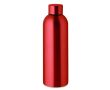 Drip-proof recycled stainless steel bottle 750 ml colour red