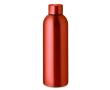 Drip-proof recycled stainless steel bottle 750 ml colour orange