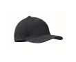 Polyester cap with ventilation holes and water-repellent finish colour navy-blue