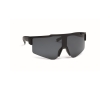 Sports sunglasses with mirrored lenses and UV400 protection colour black