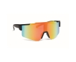 Sports sunglasses with mirrored lenses and UV400 protection colour multicolour