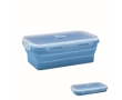 Foldable silicone lunchbox in assorted colours, 1200 ml colour light blue